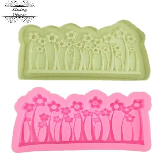 Cake decoration tool DIY flower cluster shape silicone mold soft candy chocolate mold candy dessert tool