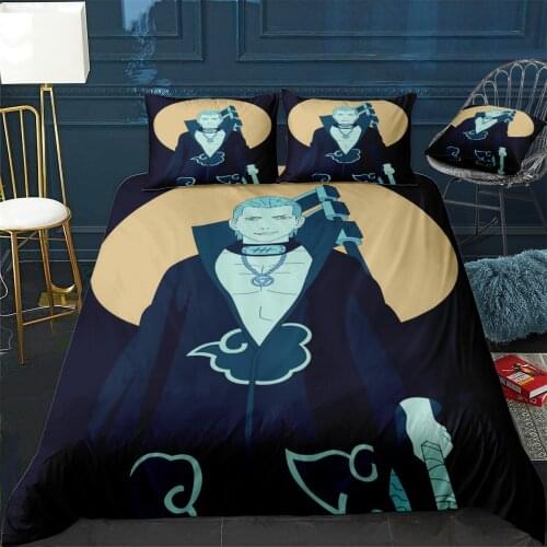 Hidan Akatsuki Duvet Cover Comfortable Quilt Home Decora Design Universal Bedding Set Bedclothes+Pillowcase 3pcs