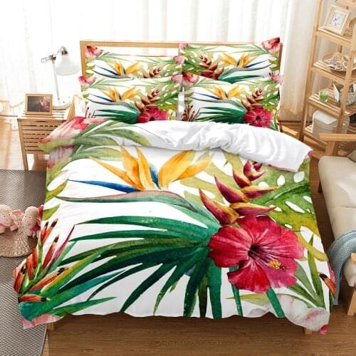Bedding set duvet cover set 3d bedding digital printing bed linen queen size bedding set fashion design