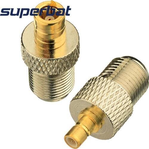 Superbat RG6 Coaxial Antenna Conversion kit RF Adapter F to SMB Adapter for Siriusxm Radio