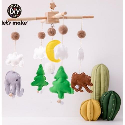 LetS Make Baby Stroller Bed Bell Wind chimes Baby Toy Baby Soother Nursery Decor Baby Gift Bed Hanging Rattles Toy