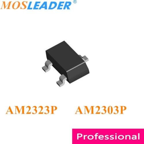 Mosleader AM2323P AM2303P SOT23 3000PCS P-Channel 20V AM2323P-T1-PF AM2303P-T1-PF AM2323 AM2303 Made in China High quality