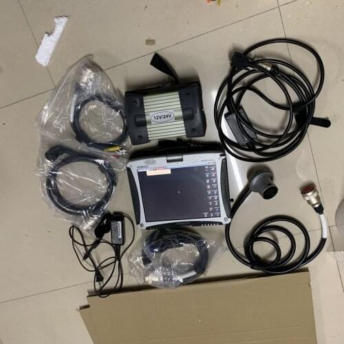 MB STAR C3 Multiplexer with software install laptop CF-19 PC SD Connect C3 car Diagnostic Tool ready to use