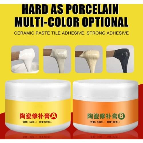 Tile Repair Agent Paste Tub Repair Kit White Tile Shower Repair Kit for Fiberglass Porcelain Ceramic Fix Crack KI
