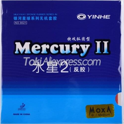 YINHE MERCURY 2 Table Tennis Rubber Galaxy Milkyway Mercury II Pips-In Original YINHE Ping Pong Sponge