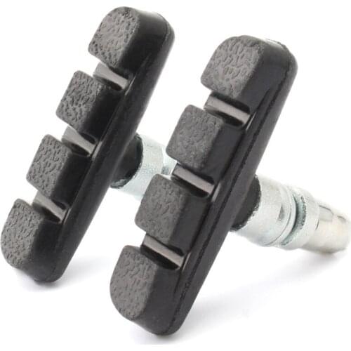 1 Pair Mountain Road Bike Brake pads MTB Bicycle Universal Braking V-Brake Holder Rubber Blocks Durable Cycling Accessories