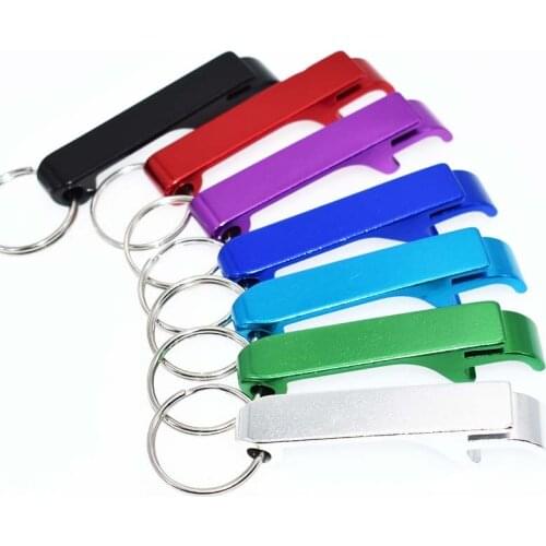 Mental opener for bottle/fortable colorful pocket beer bottle opener /opener tool mix colors in stock