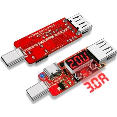 PD protocol type-c charger PD2.0 5V9V12V15V20V automatic voltage detector for xiaomi PD charger trigger Fixed voltage