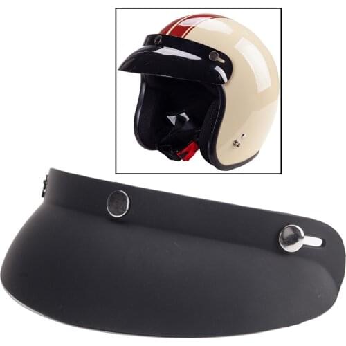3-Snap Motorcycle Helmet Visor Peak Sun Visor Sunshield Protector Shield