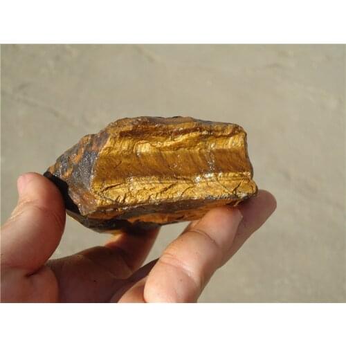 305g natural yellow tiger eye ore rough stone point ore energy mineral specimens LA1239