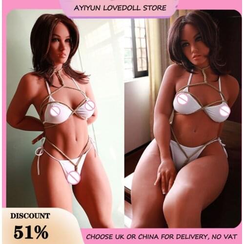 AYIYUN 168cm Lifelike Real Silicone Adult Sex Doll Women Big Ass Breast Metal Skeleton European Oral Good Quality Love Doll