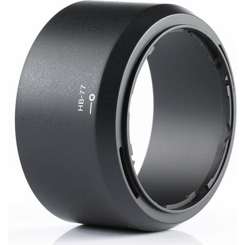 DSLR Camera Lens Hood HB-77 for Nikon AF-P DX Nikkor 70-300mm f/4.5-6.3G ED VR 58mm Lens