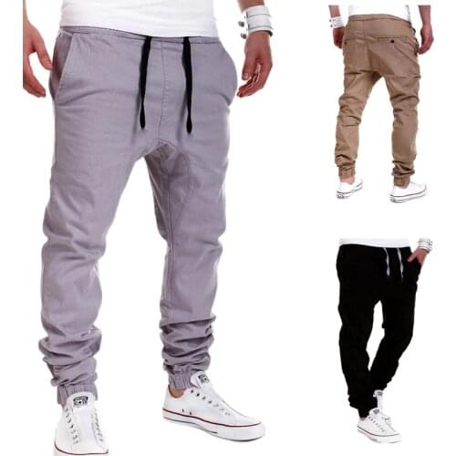 Mens Haren Pants Spring Autumn Casual Sweatpants Hip Hop Streetwear Pants Male Elastic Waist Track Joggers Men Trousers MY050