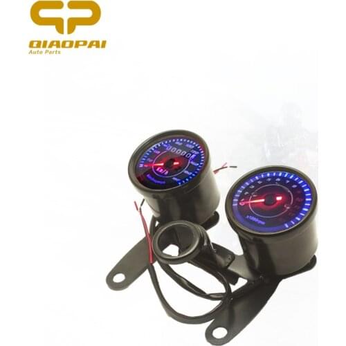 Motorcycle Digital Instruments LED Electronics Digital Oil Pressure Gauge 1000RPM Motor Meter Speedometer Odometer Tachometer