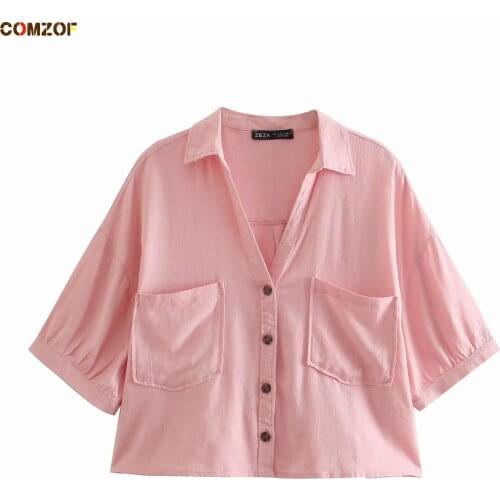 Летние блузки COMZOF China At AliExpress