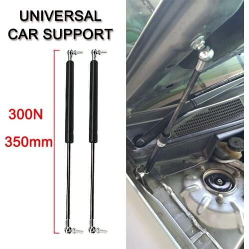 2pcs 300N Gas Strut 350mm Car Strut Front Cover Bonnet Hood Rear Trunk Tailgate Boot Shock Lift Strut Support Bar Gas Spring