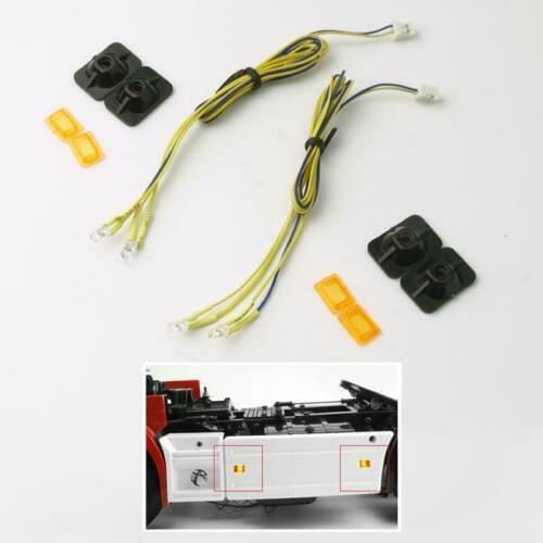 LESU 1/14 Side Cab Light Parts for DIY RC Scan R620 R470 Tractor Truck Model TH13439-SMT5