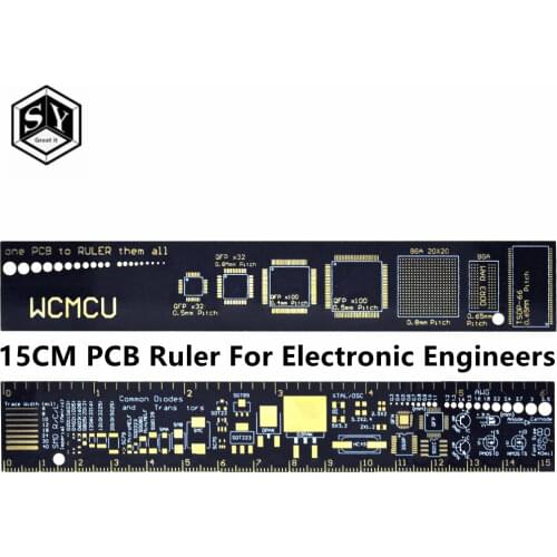GREAT IT PCB Ruler For Electronic Engineers For Geeks Makers For Arduino Fans PCB Reference Ruler PCB Packaging Units v2 - 6