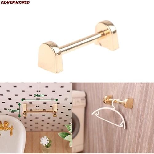 1:12 Dollhouse Miniature Wall Hanger Storage Rack Bathroon Kitchen Furniture Accessories