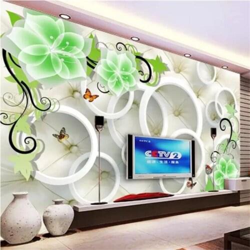 Wellyu wall papers home decor Custom wallpaper Fantasy flower 3D TV background wall papel pintado pared papel de parede