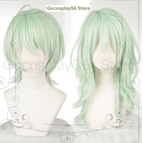 NEW COLOR Fire Emblem ThreeHouses Byleth Wig Mint Short Long Cosplay Synthetic Hair Curls Light Green Halloween Role Play