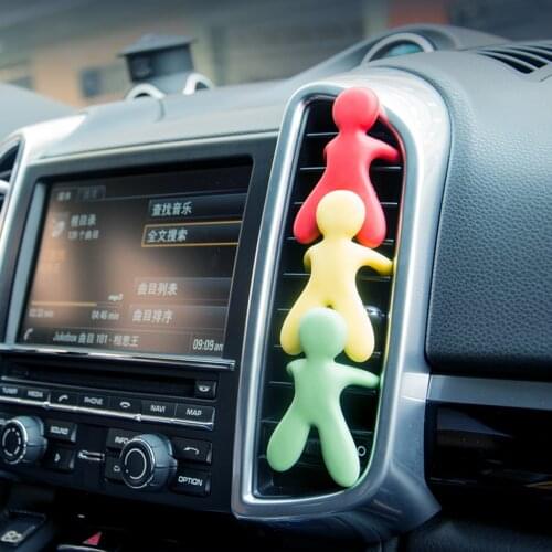 Car Air Freshener Fragrance Smell Solid Human Styling Perfume Air Outlet Auto Interior Dashboard Decoration Accessories Diffuser