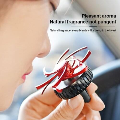 Car Air Freshener Spider Style Auto Air Outlet Aroma Diffuser Humidifier Air Purifier Rotating Aromatherapy +Fragrant Chips