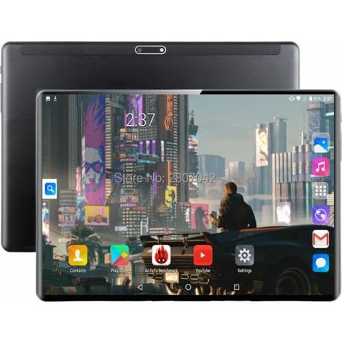 2020 Hot Android 9.0 tablet 10 inch 4G Phone Call RAM 6G 32GB ROM WiFi Bluetooth GPS Dual HD WebCam + 64GB TF Card Free Gifts