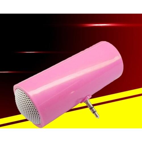 Portable Mini 3D Stereo Speaker 3.5mm Interface Sound Amplifier For MP3 MP4 Mobile Phone Tablet Speaker Cylindrical Speaker