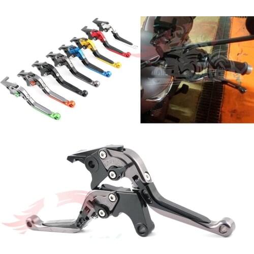 Motorcycle CNC Adjustable Foldable Brake Clutch Levers For Triumph BOBBER 2017-2018 BONNEVILLE T120/Black 2016 2017 2018