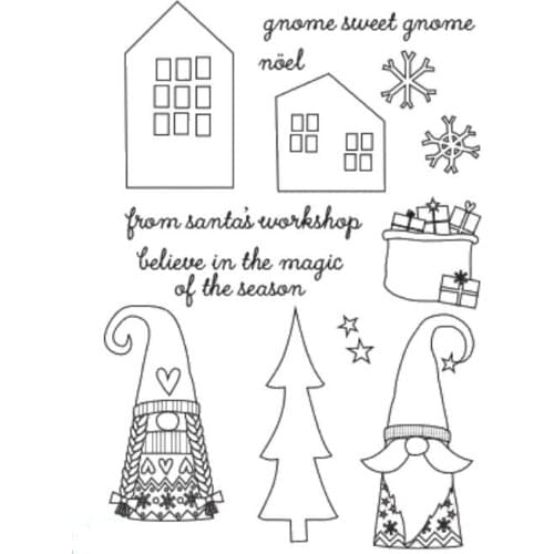 Christmas girl Clear Stamp Or stamp for DIY Scrapbooking/Card Making/Kids Fun Decoration Supplies A330