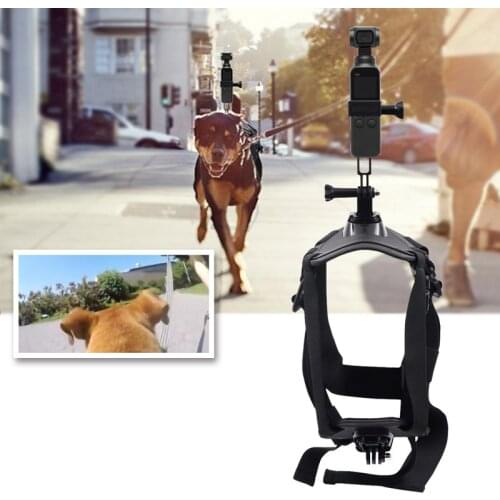 STARTRC Pet Dog Adjustable Chest Strap Holder Fixed Gimbal Bracket For DJI Osmo Pocket 2 Handhold Gimbal Camera Accessories