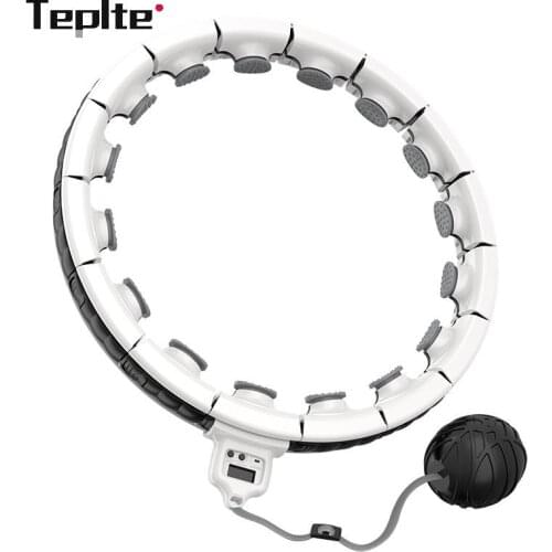 Smart Sport Hoop Counting Fitness With Massage Ball Adjustable Spinning Thin Waist Abdominal Exercise Hulla Hoop Home Training