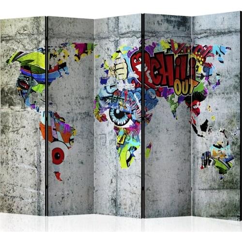 Windbreak-Graffiti World [Room Dividers]