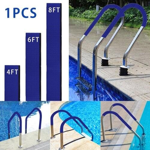 Swimming Pool Handrail Grips Cover Guard Soft Anti-slip Armrest Protector Hand Rail Cover Ladder Rail Sleeve Handrail Cover