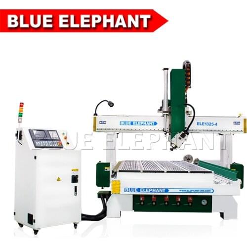Factory Price 1325 4 Axis Rotary Wood Cnc Router High Accuracy 2d 3d Engraving Machine for Wood