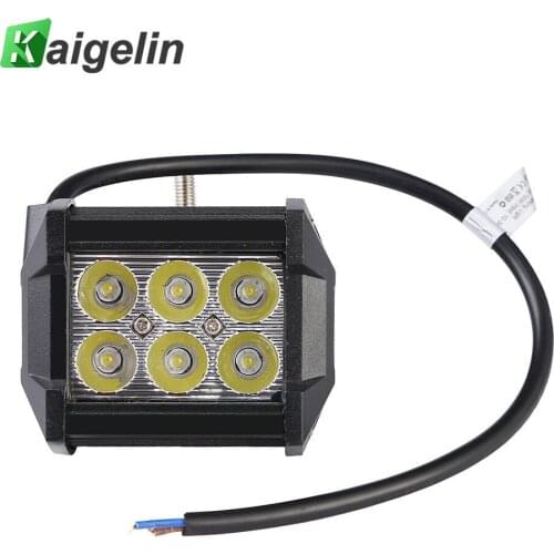 2 pcs/lot 4 Inch 18W LED Spotlight Vehicle Lights Waterproof LED 12V-24V Work Light Bulbs For Auto Truck Cars Boat SUV Lamps