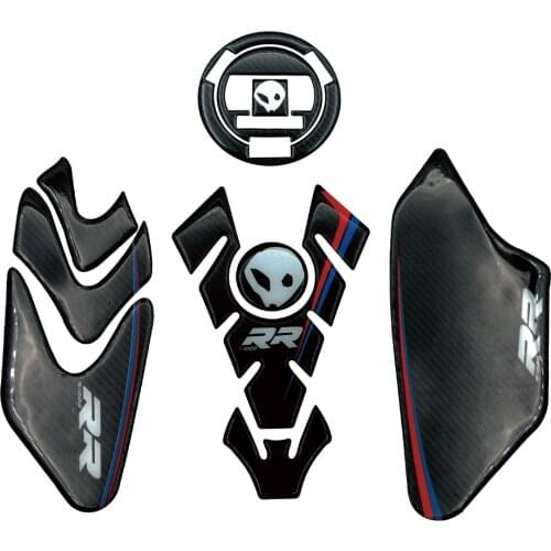 2021 Motorcycle 3D Carbon Fiber Anti slip Tank Pad Stickers Pad Side Gas Knee Grip Protector Decals For BMW S1000RR S1000 RR HP4