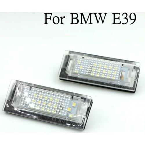 2x Error Free LED Number License Plate Light For BMW E39 5D 5 Door Wagon Touring