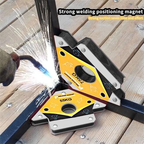 4PCS Magnetic Weld Holder Positioner Multi-Angle Solder Arrow Strong Corner Magnet Fixer Auxiliary Locator Tool Ferrite Holding