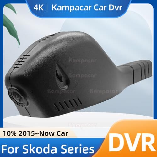 Kampacar Wifi Dash Cam Car Dvr Camera SKD02-C For Skoda Kodiak Octavia A7 FL A5 MK 3 Rapid Kodiaq Yeti Superb Fabia Auto Dashcam