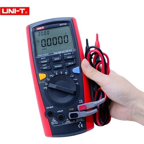 UNI-T UT71A UT71B UT71C UT71D UT71E Digital MultiMeterTure RMS AC DC meter Volt Ampere Ohm Capacitance Temp tester backlight