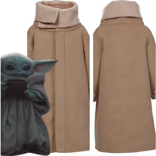 Kids Child Star Cosplay Baby cosplay Yoda Cosplay Costume Robe Coat Halloween Costume