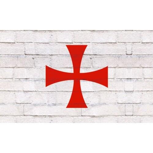 Masonic Knights Templar flag Decoration banner 90*150cm/ 3x5ft flag for hanging