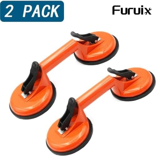 Furuix Premium Quality Heavy Duty Ceramic Glass Suction Cup Double Handle Puller/Lifter/Gripper