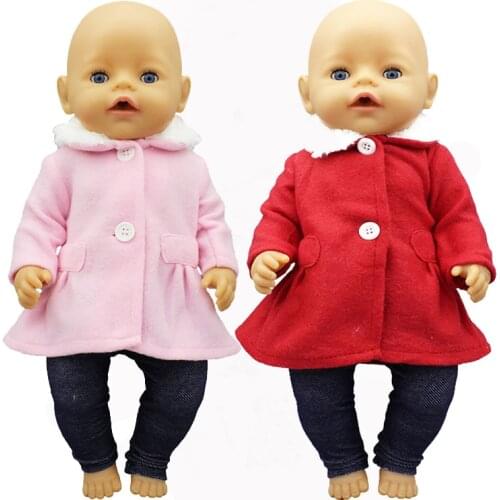 Warm Suit Doll Clothes Fit 17 inch 43cm Doll Clothes Born Baby Suit For Baby Birthday Festival Gift