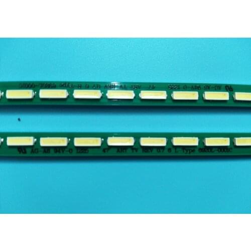Novo 5 conjunto = 10 pces 63led 518mm led backlight strip para lg 47la6600 6922l-0071a 0029a 6916l1179b 6920l-0001c 47 "v13 r l