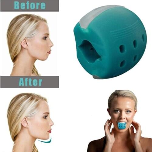 Face Masseter Jawline Jaw Muscle Exerciser Ball Food Grade Silica Gel Mandibular Trainer Chew Bite Breaker Workout Accessories