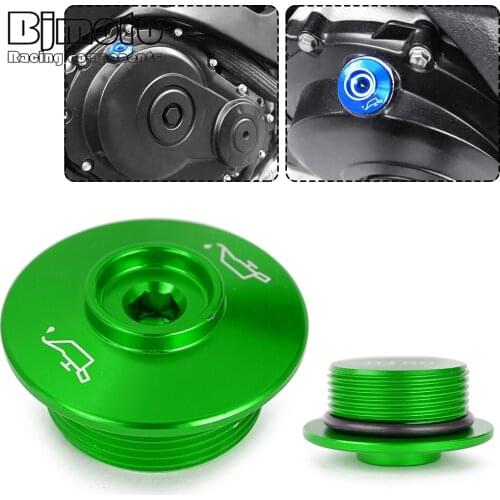 Motorcycle M30*1.5 Engine Oil Cup Cover Oil Filler Drain Plug For KAWASAKI NINJA 250 300 H2 SX GTR1400 VERSYS X-300 Z300 ZZR1400