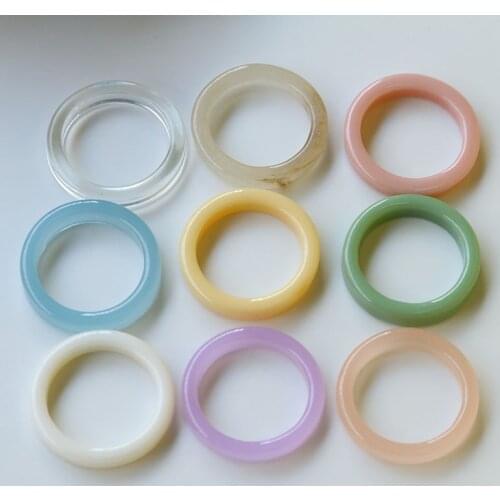 New style 50pcs/lot 22mm color print geometry rounds shape resin Circle beads diy jewelry Ring/garment pendant accessory